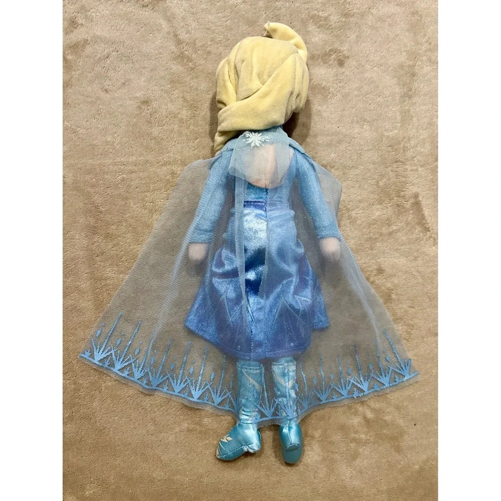 Ty Disney Frozen 2 Elsa Sparkle Soft Plush Doll Princess Glitter Snowflake